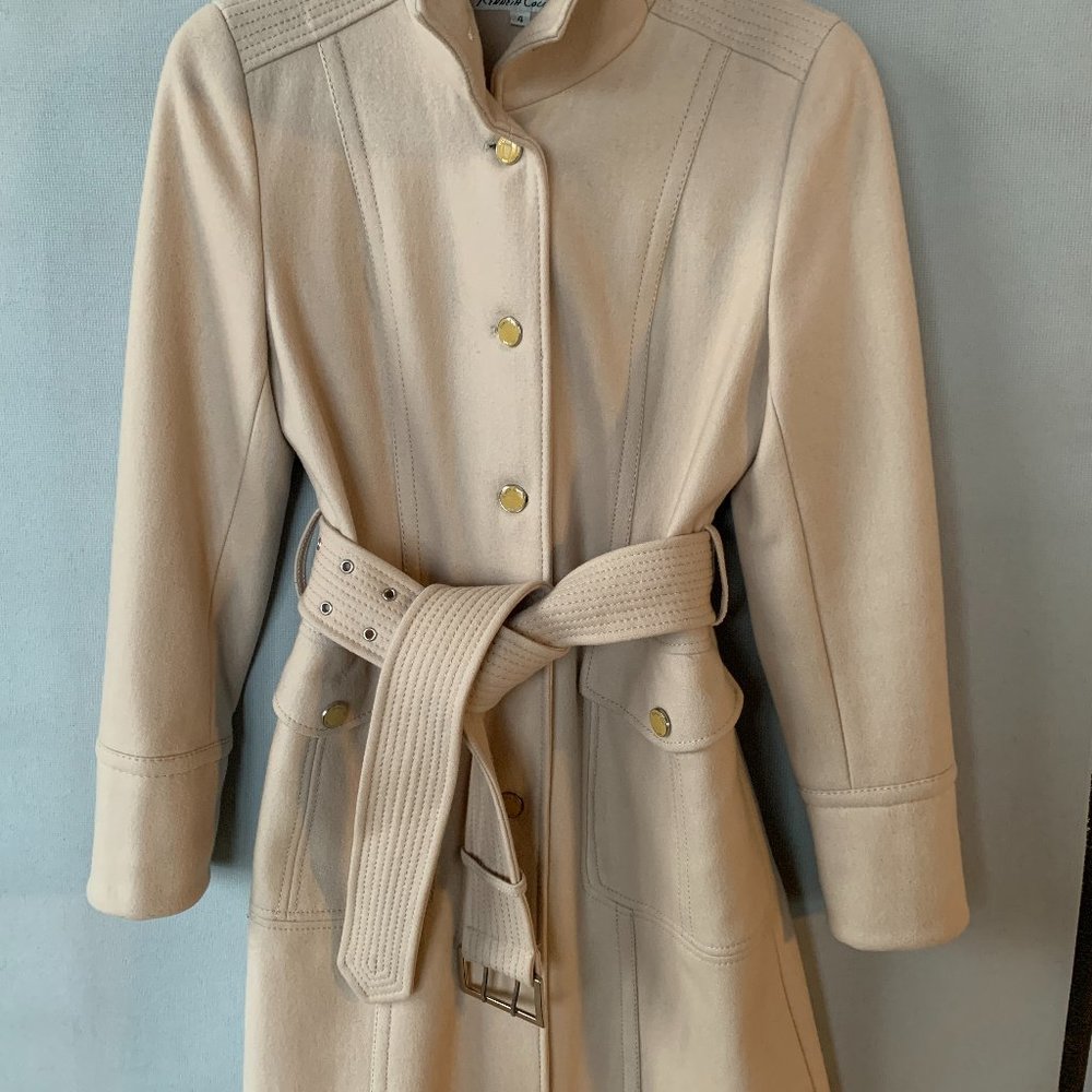 Kenneth Cole - Belted Wool Coat